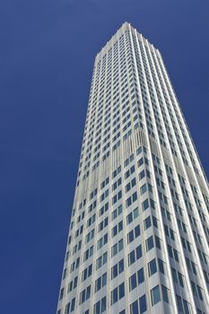 Administrtive building of the European central bank in Frankfurt.