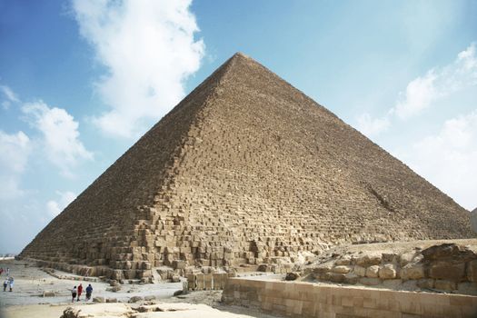 kefren pyramid view since gizah