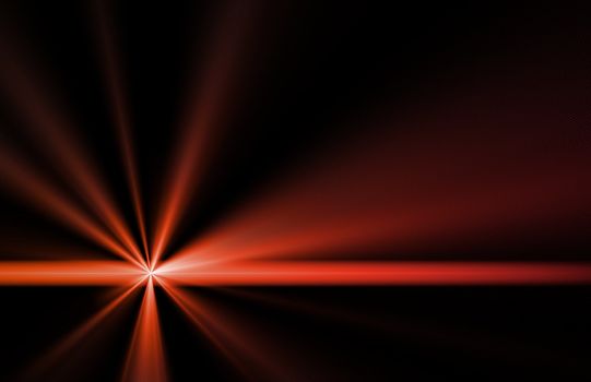 Futuristic Abstract Optical Interface As a Art