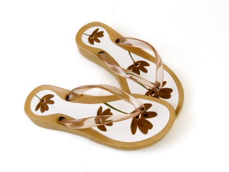 Sommer flip-flop in flower pattern