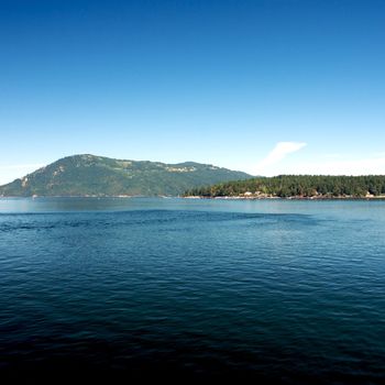 Ferry ride from Vancouver to Victoria through the vancouver islands