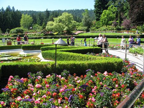 Butchart Garden in Victoria, British Columbia