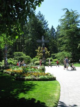 Butchart Garden in Victoria, British Columbia