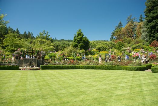 Butchart Garden in Victoria, British Columbia