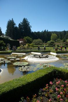 Butchart Garden in Victoria, British Columbia