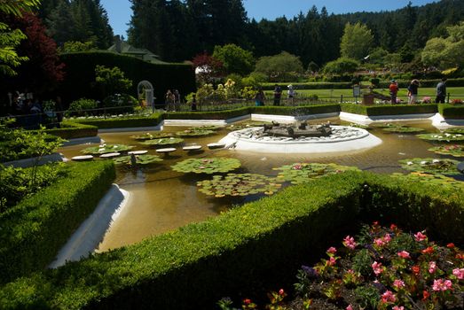 Butchart Garden in Victoria, British Columbia