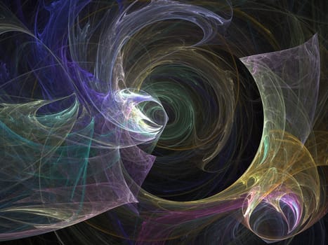 Colorful abstract fractal background