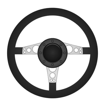 Illustration of a concept steering wheel
