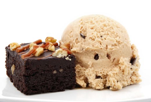 brownie and capuccino ice cream