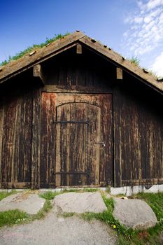 An old historic norwegian building 