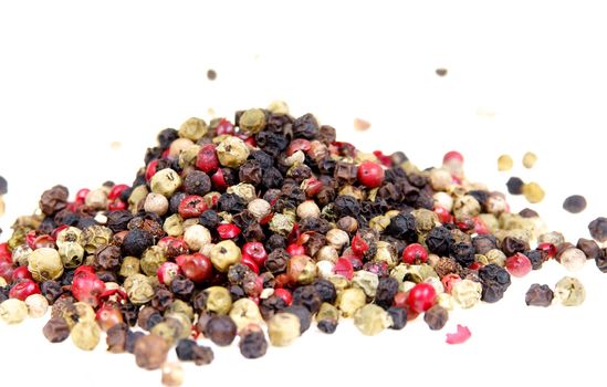 Close-up of colorful grain spice pepper