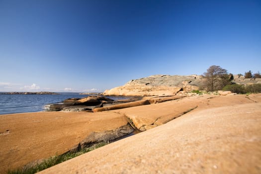 A coastal landscape in the south east of Norway near Fredrikstad