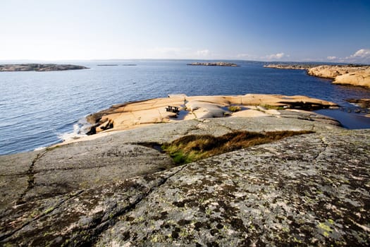 A coastal landscape in the south east of Norway near Fredrikstad