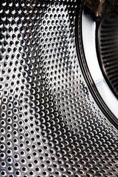 Background abstract of a washing machine interior