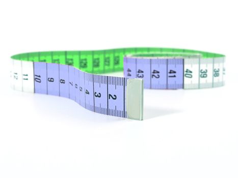 measuring tape isolated on white background