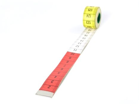 measuring tape isolated on white background