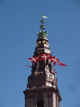 COPENHAGEN - APR 16: Denmark's Queen Margrethe celebrates her 70th birthday with other European Royals. The Queen rides an open carriage escorted by Hussars to Copenhagen City Hall on April 16, 2010.