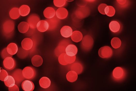 colorful red abstract holiday lights background
