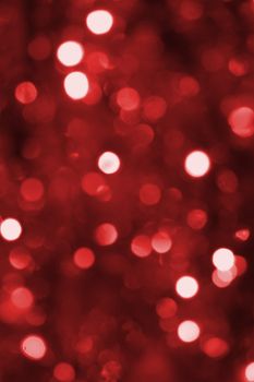 colorful abstract red holiday lights background