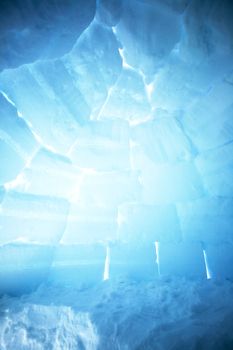 An igloo interior background image