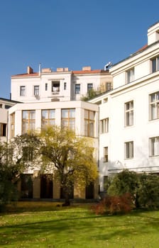 Vojanovy Sady park in Prague, Czech Republuc.