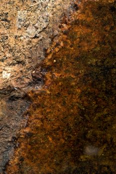 An abstract texture of rock and water