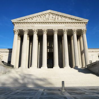 Supreme Court Building, Washington, DC, USA.