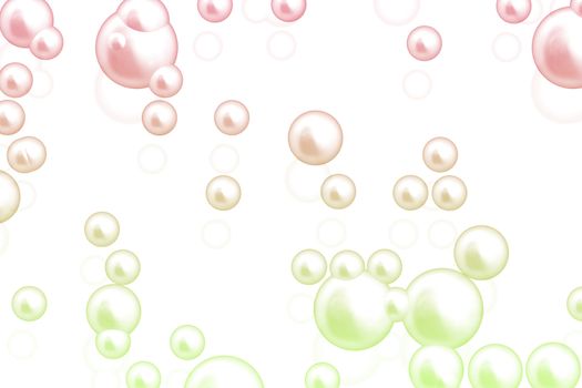 Soda Pop Fun Color Bubbles Abstract Illustration