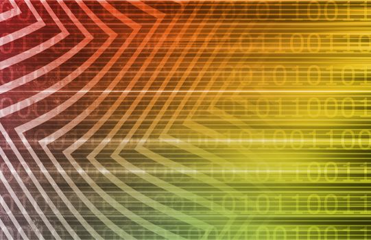 Business Abstract Technology as a Background Art