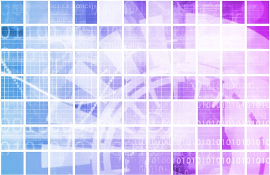Futuristic Abstract as a Technology Background Art
