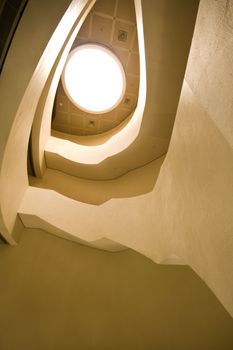 it is a spiral stair in hong kong