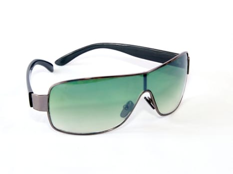 Green sport sunglasses