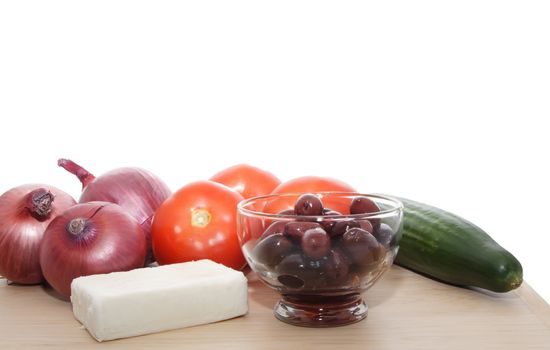 fresh Greek salad ingredient