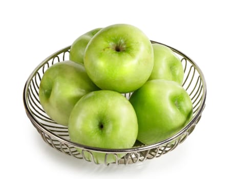 green apple basket