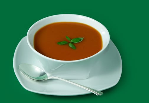 bowl of tomato soup 