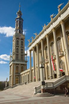 Lichen - basilica. The Sanctuary is Poland's largest church,