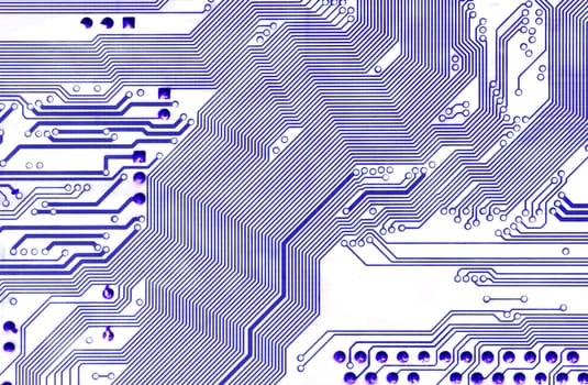 Image of the printed circuit - motherboard - technology abstract