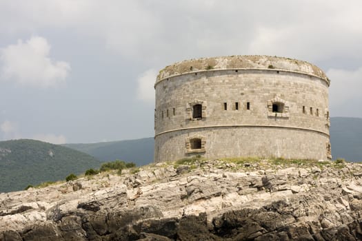 Outpost in Boka-katorski gulf in Montenegro, Europe