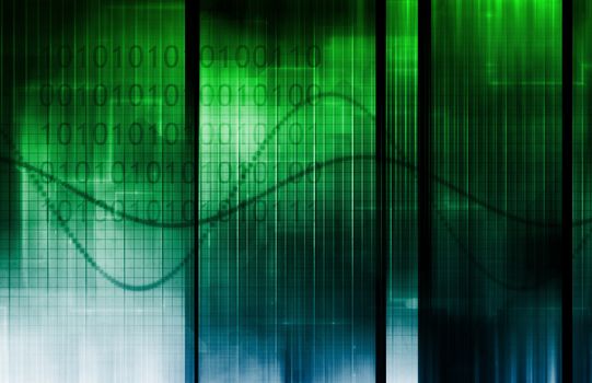 Internet World Wide Web Abstract Tech Background