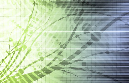 Futuristic Web Cyber Data Grid Color Background