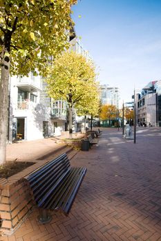 A detail of akerbrygge in Oslo, Norway