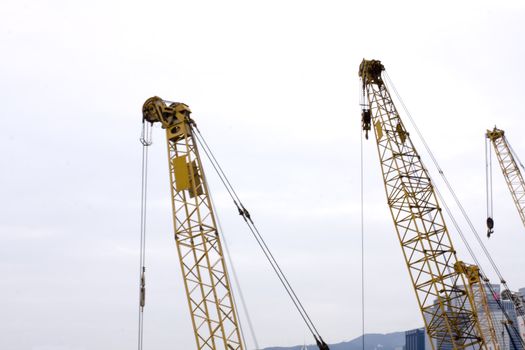 it is two hook of harbor crane
