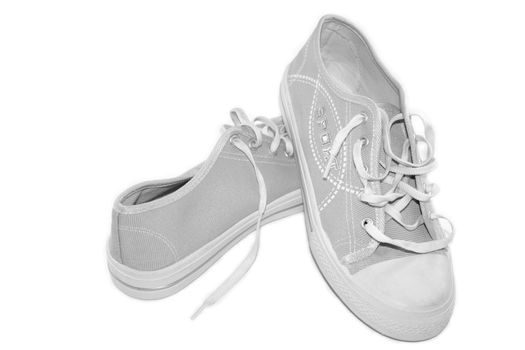 Yout shoes for easy sports on a white background