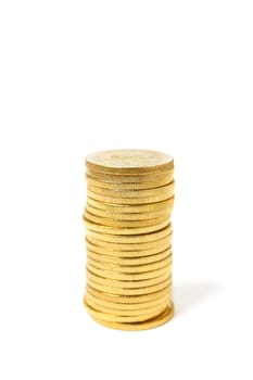 Coins in stack