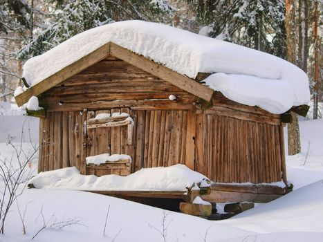 Old Finnish farm house