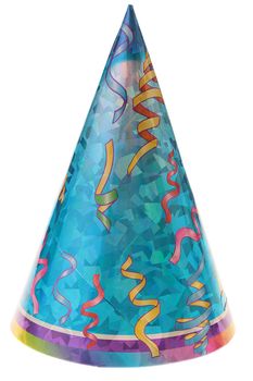 Hat in the form of a cap for celebrating of various events including birthdays.