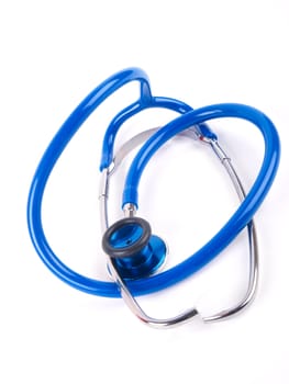 stethoscope on white background