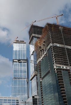 Construction of new skyscrapers