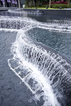 it is a shot of  fountain in macau