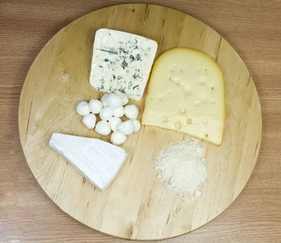 french and italian cheese assortment; indulgent and very delicious